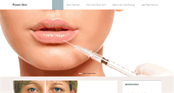 Desktop Screenshot of power-skin.com